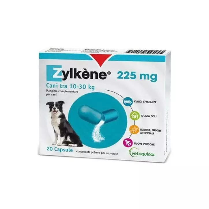 זילקן Zylkene – תוסף הרגעה טבעי בקפסולות בשלושה מינונים, מתאים לכלבים וחתולים.