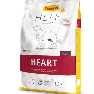 שק מזון רפואי יבש לכלבים – Josera Cardiac Veterinary, עם הדגשה על תמיכה קרדיאלית על האריזה