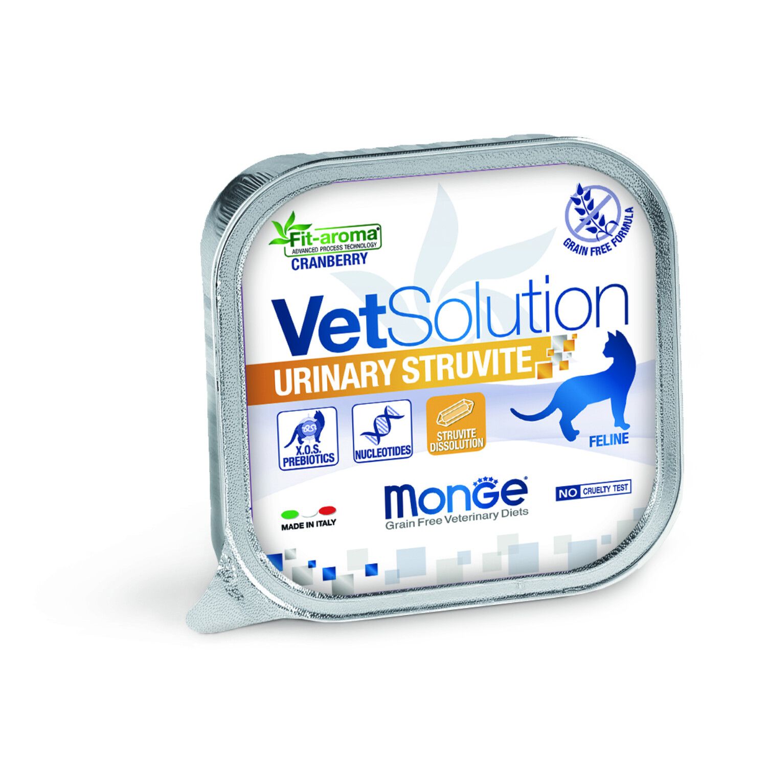 קופסת שימורים 100 ג׳ VetSolution Urinary Struvite לחתולים – דגשי תמיכה בדרכי השתן