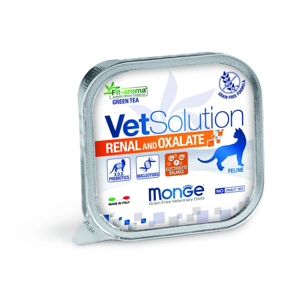 שימור 100 ג' VetSolution Renal & Oxalate לחתולים – הדגשת תמיכה בכליות והפחתת אוקסלט