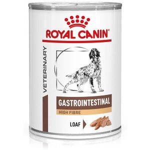 קופסת שימורים מזון רפואי לכלבים עתיר סיבים לתמיכה במעי הגס – 410 גרם