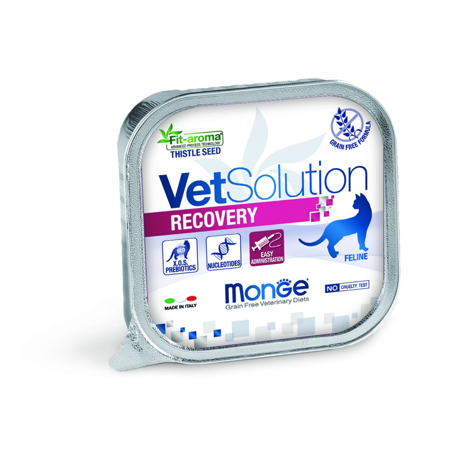 שימור 100 ג׳ VetSolution Recovery לחתולים – דגשי אנרגיה גבוהה ונעכלות גבוהה