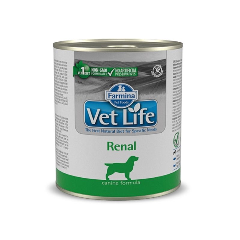 קופסת שימורים רפואית לכלבים לתמיכה בתפקוד כליות כרוניות