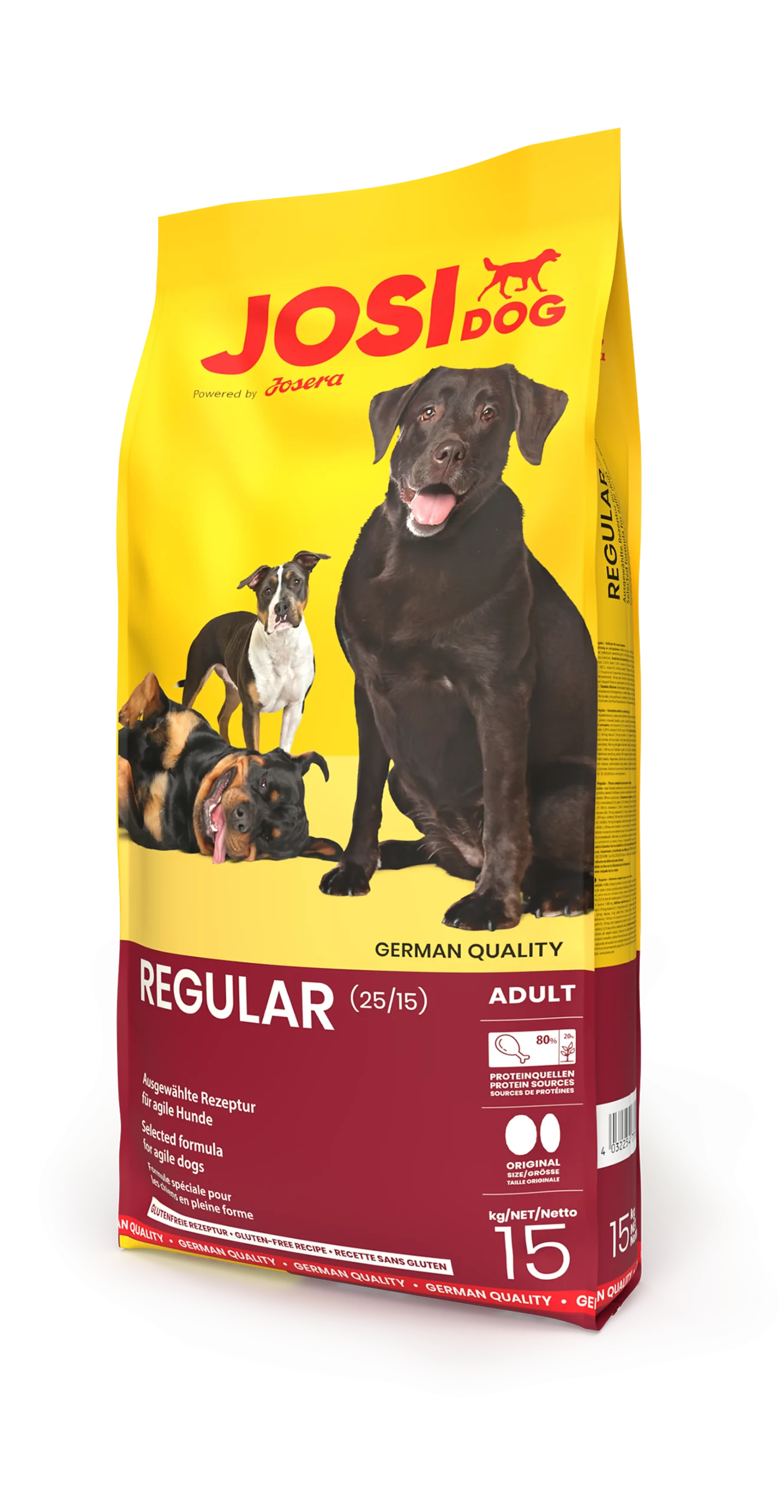 מזון יבש לכלבים בוגרים במשקל 18 קג של חברת ג׳וסרה